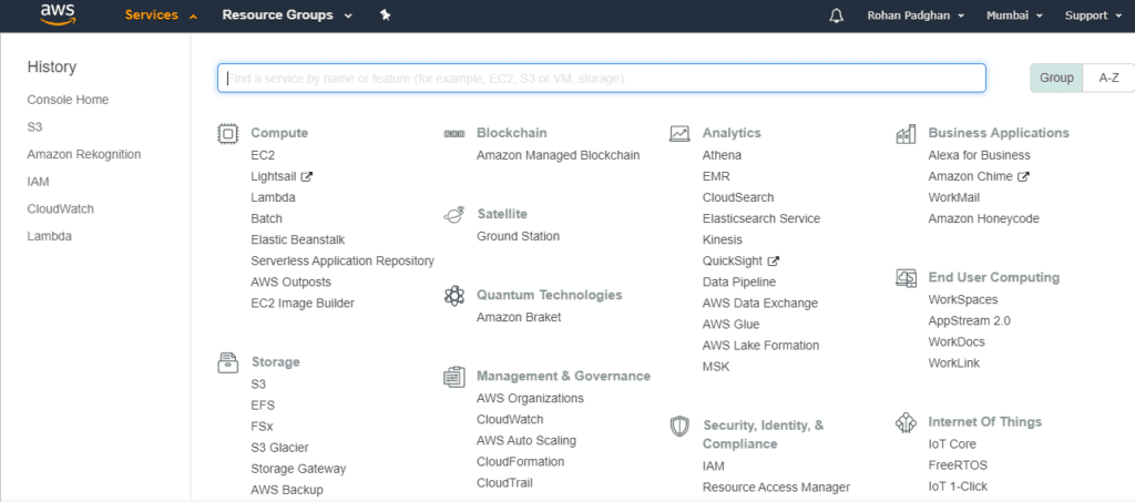 AWS Management Console